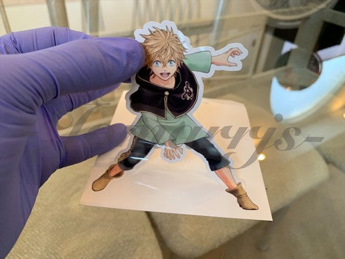 Black Clover - Anime - Luck Voltia Sticker Vinyl Decal Custom manga laptop