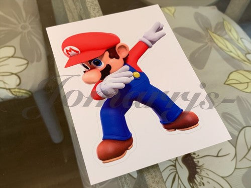 Super Mario - Anime - Mario Brothers Sticker Decal Vinyl Dab nintendo galaxy