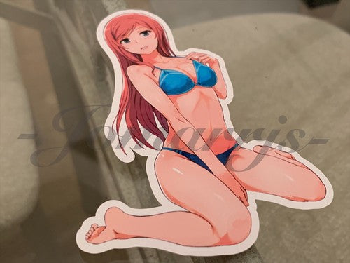 Gundam Build Fighters Try - Anime Kamiki Mirai Bikini Fun Sticker Decal Vinyl #2