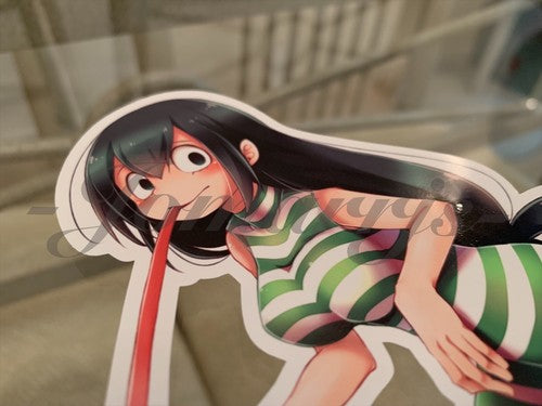 My Hero Academia Anime Froppy Tsuyu Asui c. Monokini Bikini Sun Fun Sticker