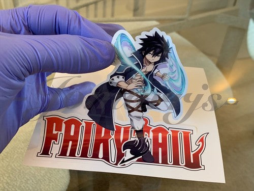 Fairy Tail - Anime - Gray Fullbuster Sticker Vinyl Sign custom mage guild