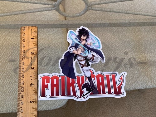 Fairy Tail - Anime - Gray Fullbuster Sticker Vinyl Sign custom mage guild