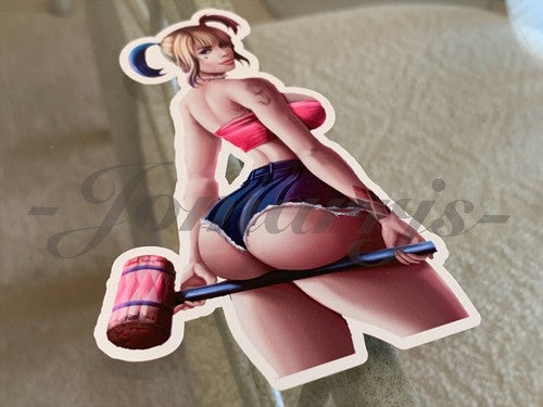 Suicide Squad Anime Harley Quinn Sticker Decal Vinyl laptop bikini fun DC Comics