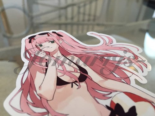 Darling in the Franxx - Anime - 002 "Zero Two" Bikini Sticker Decal Vinyl manga