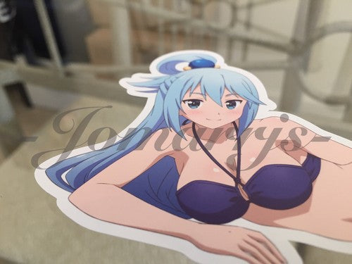 Kono Subarashii Anime - Aqua Bikini Sun Fun Sticker Decal Vinyl Comic manga
