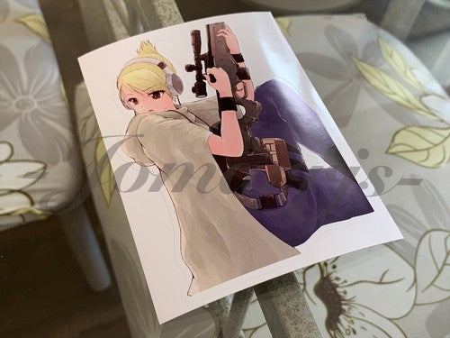 Fullmetal Alchemist - Anime - Riza Hawkeye Sniper Custom Sticker Decal manga