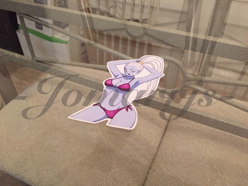 Dragon Ball Z - Anime - Vados Bikini “Hair-Tied” Sun Fun Sticker Decal Vinyl DBZ