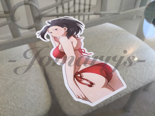 My Hero Academia - Anime - Momo Yaoyorozu Bikini Sun Fun Sticker Decal Vinyl