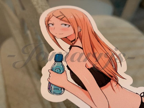 Dagashi Kashi - Anime - Endou Saya Bikini Sun Fun Sticker Decal manga #6