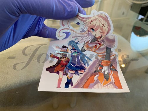 Kono Subarashii Anime - Megumin Aqua Darkness Sticker Decal Vinyl laptop binder