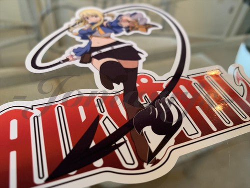 Fairy Tail - Anime - Lucy Heartfilia Sticker Vinyl Sign custom mage guild