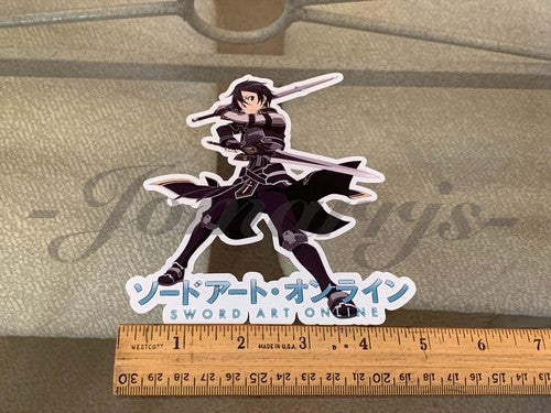 Sword Art Online - Anime - Kirito Sticker Vinyl Sign Decal Custom Manga SAO