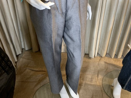 Dressbarn Women’s Dress Pant Slacks Trouser Gray Pleated Suit Career Sz 6 Office