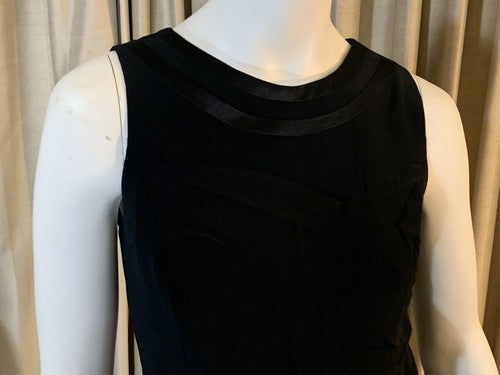 Jones New York Evening Petite Black Maxi Peplum Sheath Cocktail Dress MSRP $182