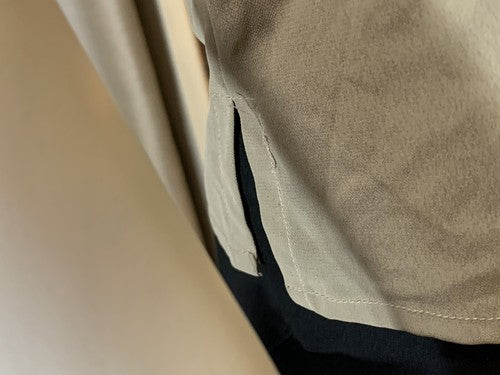 Vintage Tess Shirt Paris Milano Tan Beige Dress Shirt Classy