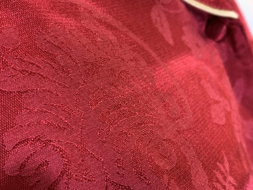 Intimate Options Long Red Nightgown Womens Long Sleeve Floral Size XL