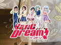BanG Dream! Anime Hazawa Hikawa Matsubara Ushigome Yamato Group Custom Sticker