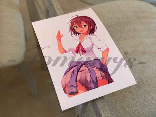 Bokuben (We Never Learn) - Anime - Uruka Takemoto Custom Sticker Decal 1 manga