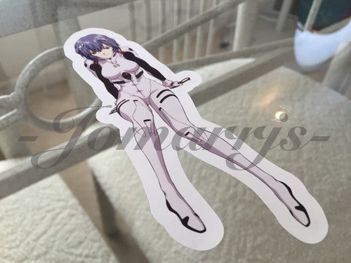 Neon Genesis Evangelion - Anime - Rei Ayanami Sticker Decal laptop binder shinji