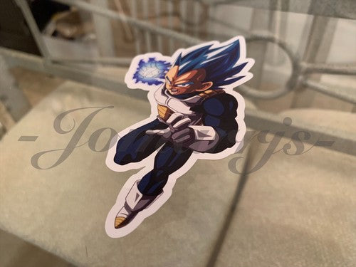 Dragon Ball Z Vegeta (b.) Sticker Vinyl Sign Comic DBZ super saiyans