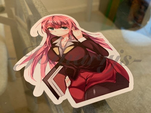Bokuben (We Never Learn) - Anime - Mafuyu Kirisu Custom Sticker Decal 1 manga