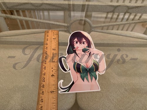 My Hero Academia Anime Froppy Tsuyu Asui b. Bikini Sun Fun Sticker Vinyl manga