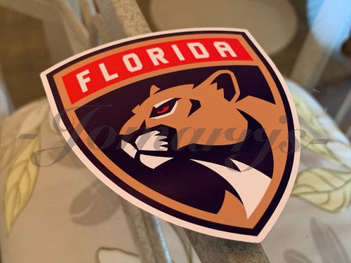 Florida Panthers Hockey Team Logo NHL Sticker Decal Vinyl #FlaPanthers