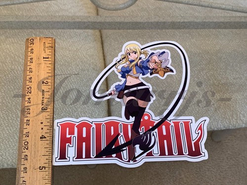 Fairy Tail - Anime - Lucy Heartfilia Sticker Vinyl Sign custom mage guild