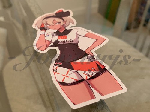 Pokemon - Anime - Bea Sun Fun Custom Sticker Decal 1