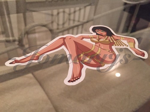 Dragon Ball Z - Anime - Helles Bikini “Chillin” Sun Fun Sticker Decal Vinyl DBZ
