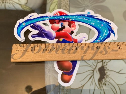 Super Mario - Anime - Mario Galaxy Custom Sticker Decal Vinyl nintendo