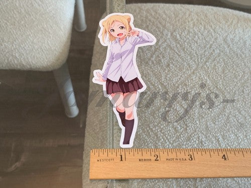 Demi-chan wa Kataritai - Anime Hikari Takanashi Custom Sticker Decal manga