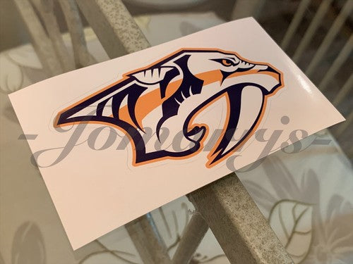 Nashville Predators Hockey Team Logo NHL Sticker Decal Vinyl #Preds