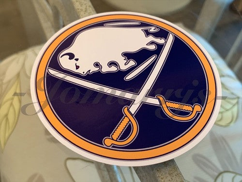 Buffalo Sabres Hockey Team Logo NHL Sticker Decal Vinyl #BuffaloSabres