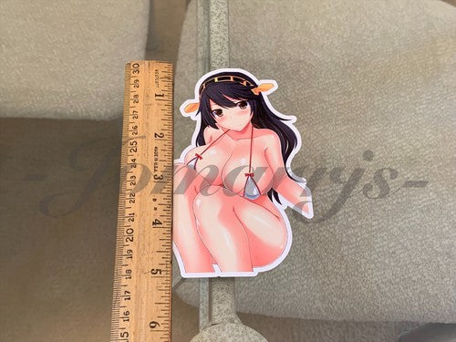 Kantai Collection - Haruna Bikini Sun Fun Vinyl Sticker Decal #3 manga sexy