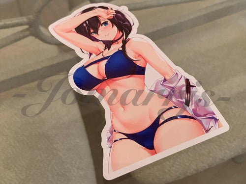 Azur Lane - Anime - Ark Royal Bikini Sun Fun Custom Sticker Decal Vinyl #1