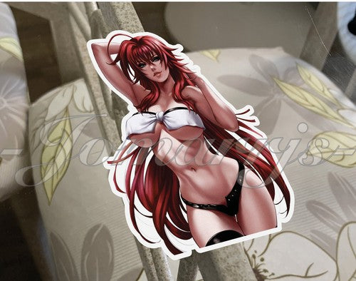 Highschool DxD Anime Rias Gremory Sticker Vinyl ecchi bikini sun fun lingerie a.