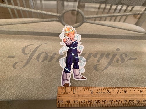 Dragon Ball Z Vegeta (c.) Sticker Vinyl Sign Comic DBZ super saiyans