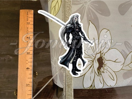 Final Fantasy - Anime - Sephiroth Custom Sticker Decal 2. Vinyl FF7 xii