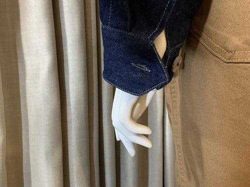 West Bay Sportswear Vintage Loose Fit Jean Denim Women’s Jacket Size P Retro