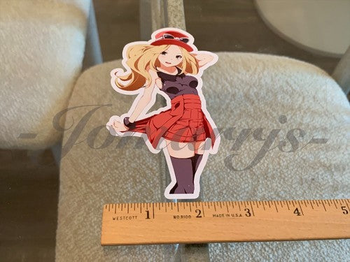 Pokemon - Anime - Serena Custom Sticker Decal Vinyl manga a.