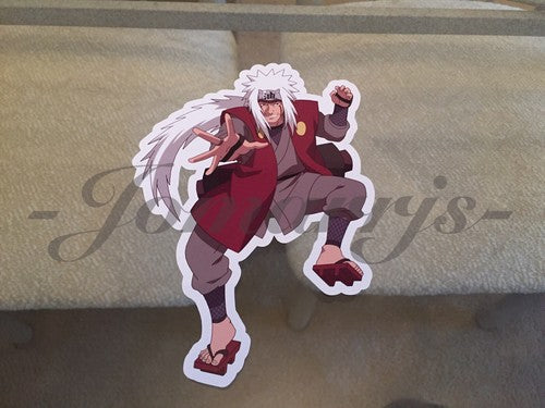 Naruto - Anime - Jiraiya Sticker Decal Vinyl Sign Comic binder laptop surface