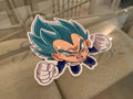 Dragon Ball Z Vegeta (g.) Blue Chibi Sticker Vinyl Sign Comic DBZ super saiyans