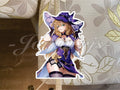 Genshin Impact Lisa Minci Anime Sexy Custom Sticker Decal Vinyl Art Car Laptop