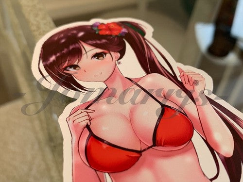 Azur Lane - Anime - Zuikaku Bikini Sun Fun Custom Sticker Decal Vinyl #a