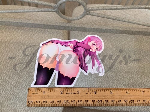 Fate - Anime - Sakura Matou “Peek” Vinyl Sticker lingerie manga laptop binder