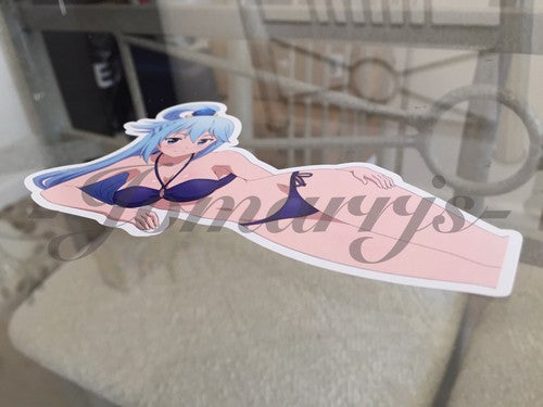 Kono Subarashii Anime - Aqua Bikini Sun Fun Sticker Decal Vinyl Comic manga