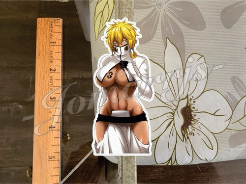 Bleach Anime Tier Harribel Bikini Sun Fun Custom Sticker Art Decal sexy ecchi
