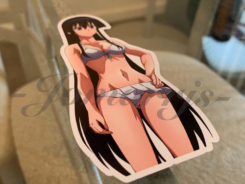 Akame ga Kill! - Anime - Akame Bikini Sun Fun Custom Sticker Decal Vinyl #3