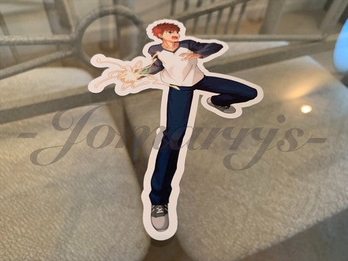 Fate - Anime - Shirou Emiya Sticker Vinyl Decal Custom manga laptop binder